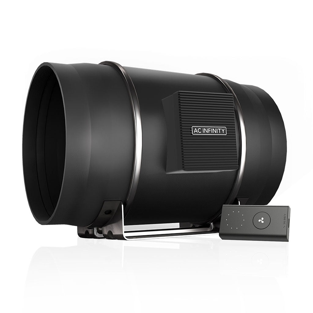 AC Infinity CLOUDLINE PRO S10 – 250 mm Inline-EC-Lüfter mit Drehzahlregler für große Growzelte, klimatisierte Räume und technische Belüftungssysteme