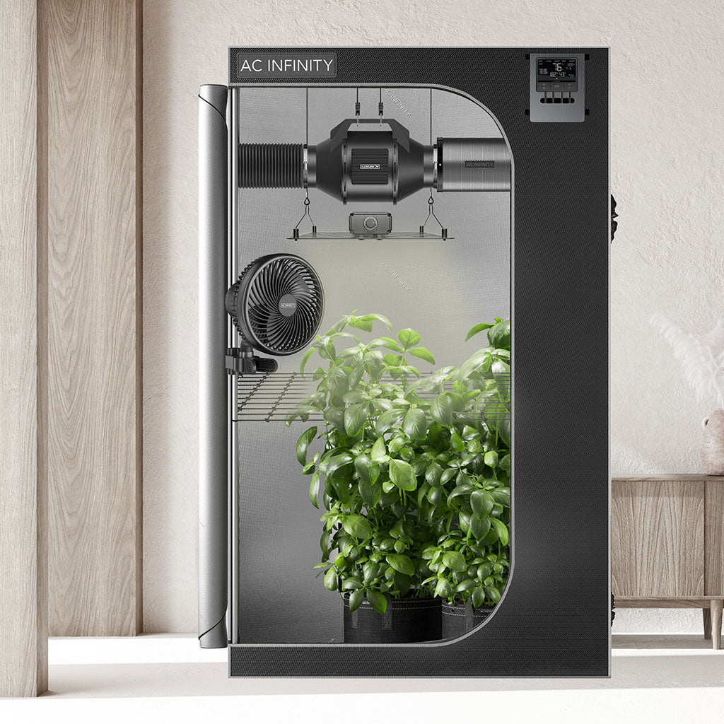 AC Infinity Complete System 60×60×180 cm – Compact & Smart Controlled – WonderGrow Hamburg