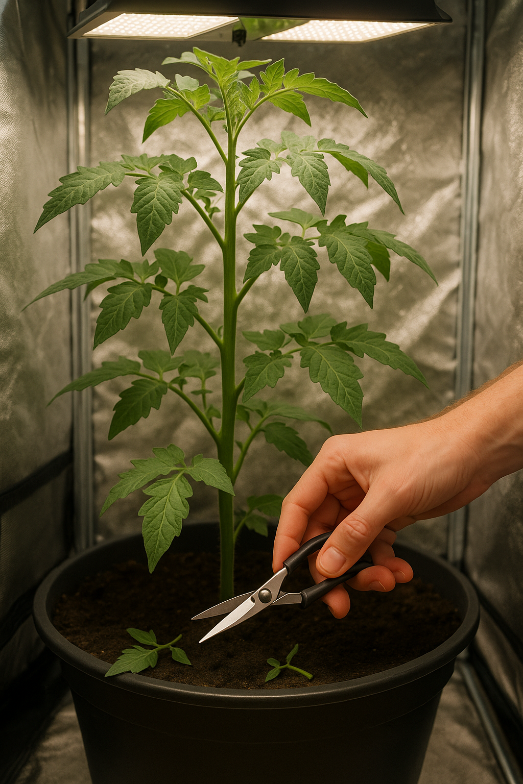 Lollipopping beim Cannabis-Anbau – Technik für maximale Blüten