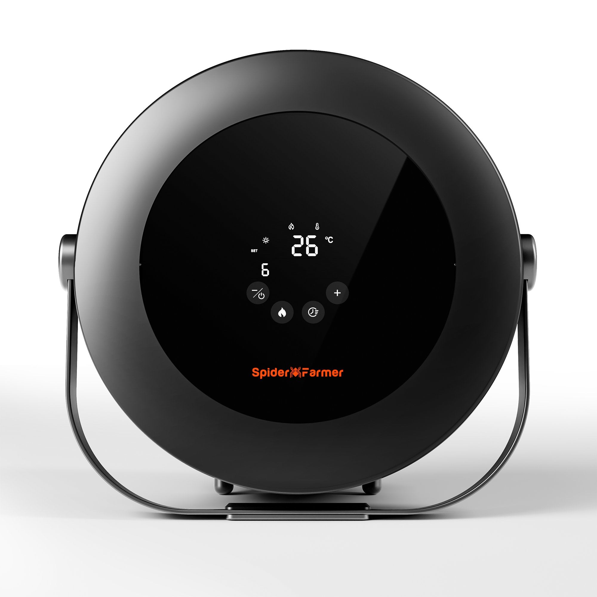 Spider Farmer Indoor Heater – Heizlüfter mit 4 Modi, Tag-/Nacht-Sensoren & 24h-Timer für Growzelte