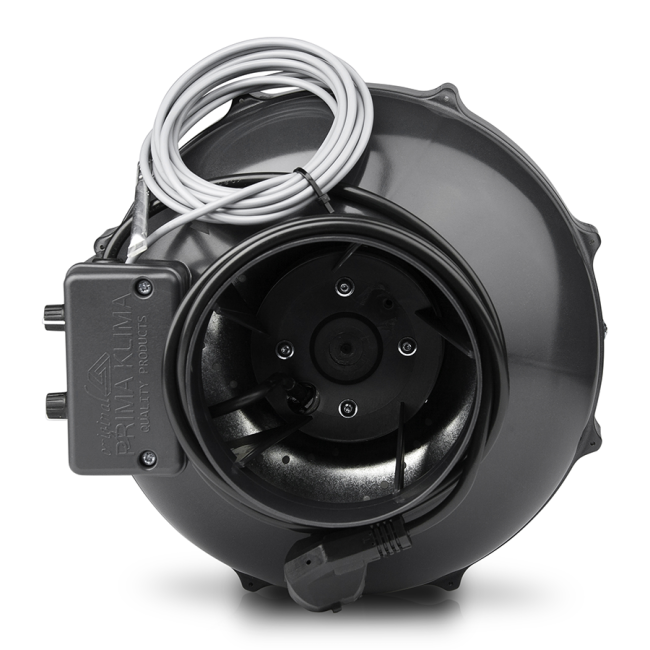 PK Rohrventilator mit Temperatursteuerung – 400 m³/h, Ø125/100 mm für Growzelte