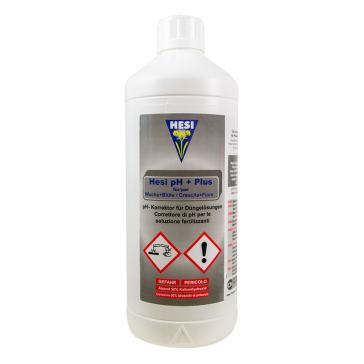 HESI pH Plus – pH-Erhöher für Erde, Coco und Hydroponik