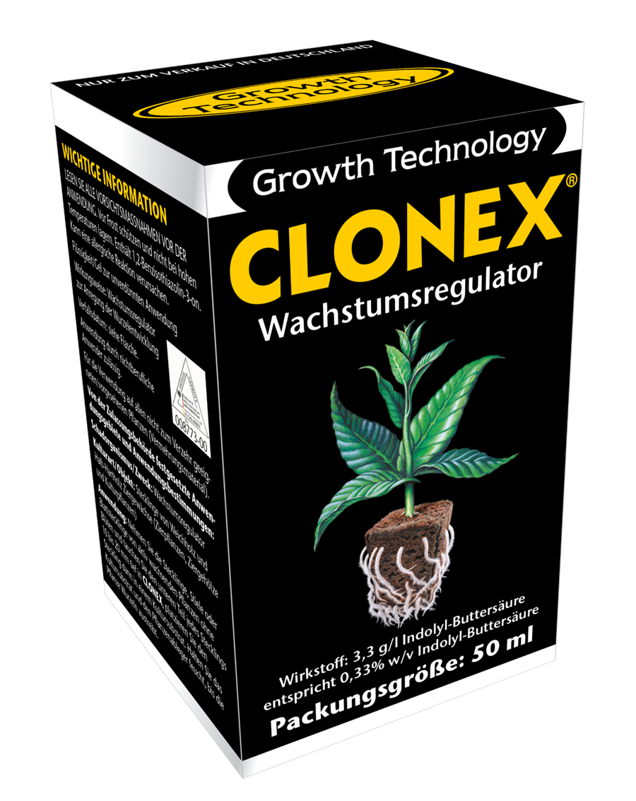 Clonex Gel + Sprühflasche – Hochwirksames Wurzelhormon für starke Stecklingsbewurzelung, ideal für Hydroponik und Erde.