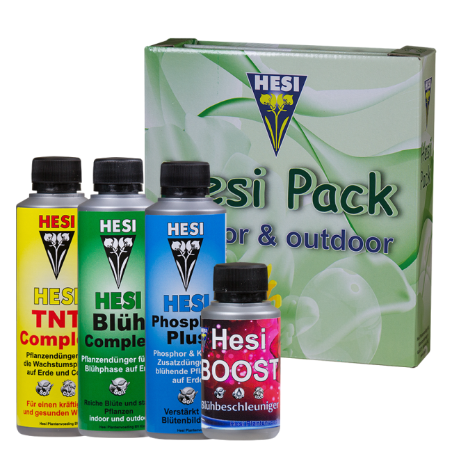 HESI Indoor Outdoor Pack Dünger Set für Erde