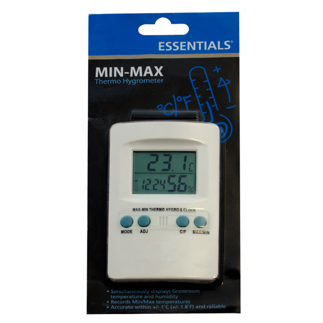 Essentials Digital Min-Max Thermo Hygrometer