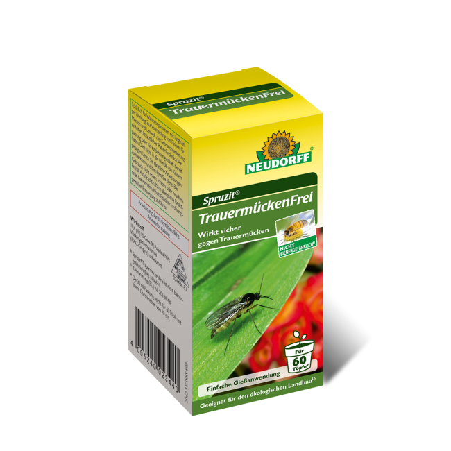 Neudorff TrauermückenFrei 30 ml – Biologisches Mittel gegen Trauermücken-Larven in Erde & Substraten