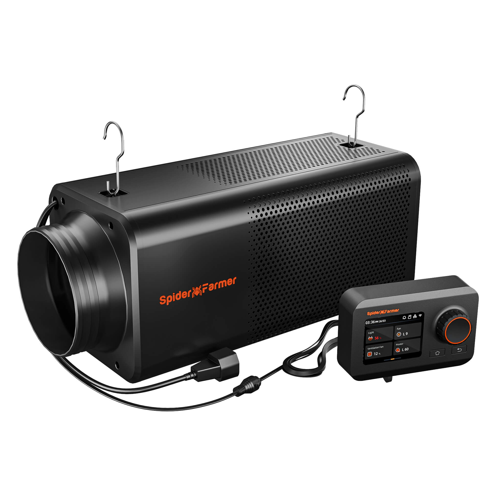 Spider Farmer 6” 2-in-1 Ventilation System mit GGS Controller (150mm)