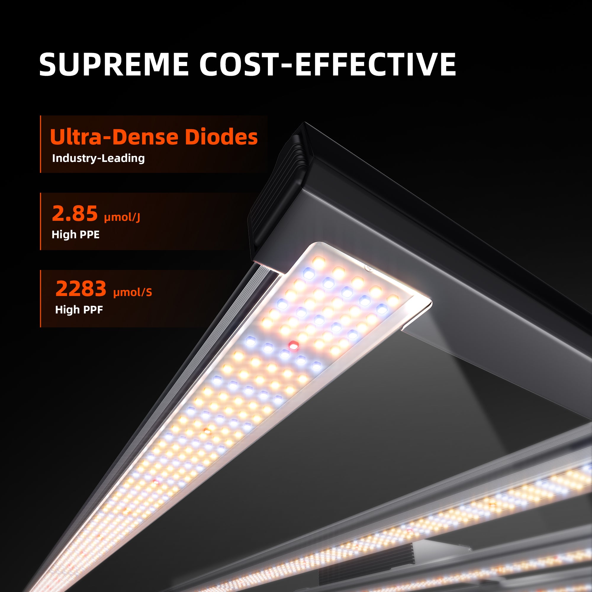 Spider Farmer G8600 LED Growlampe 800W mit App-Steuerung für 120x120–150x150 cm