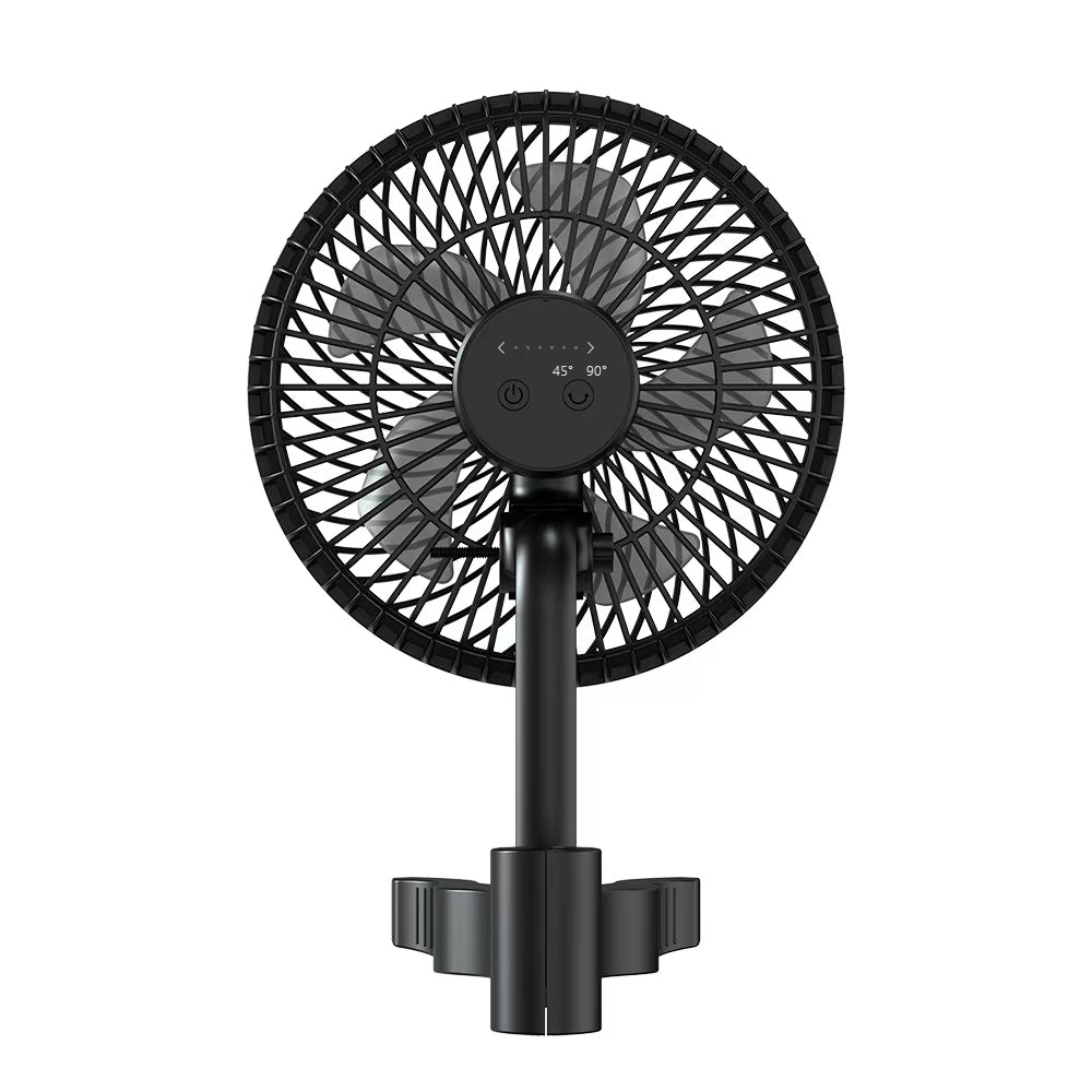 LumiFlora Clip Fan 9 W – Oszillierender Clip-Ventilator für Growzelte (15 cm)