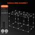 Spider Farmer Growzelt 240×240×200 cm – großes Indoor-Zuchtzelt mit 1680D Gewebe
