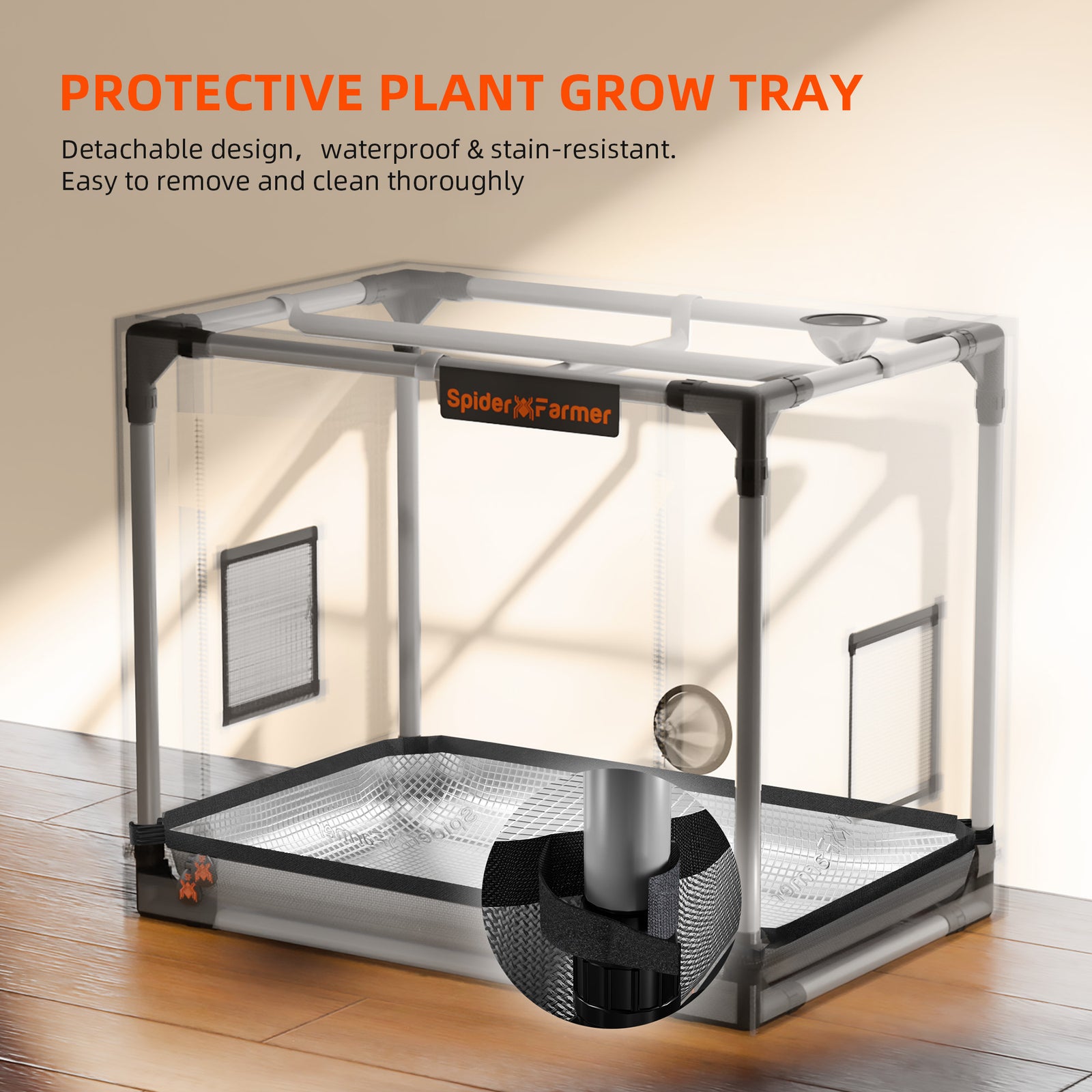 grow zelt mini Spider Farmer Mini Growzelt 60×40×50 cm – 2000D für Anzucht & Seeds – WonderGrow Hamburg