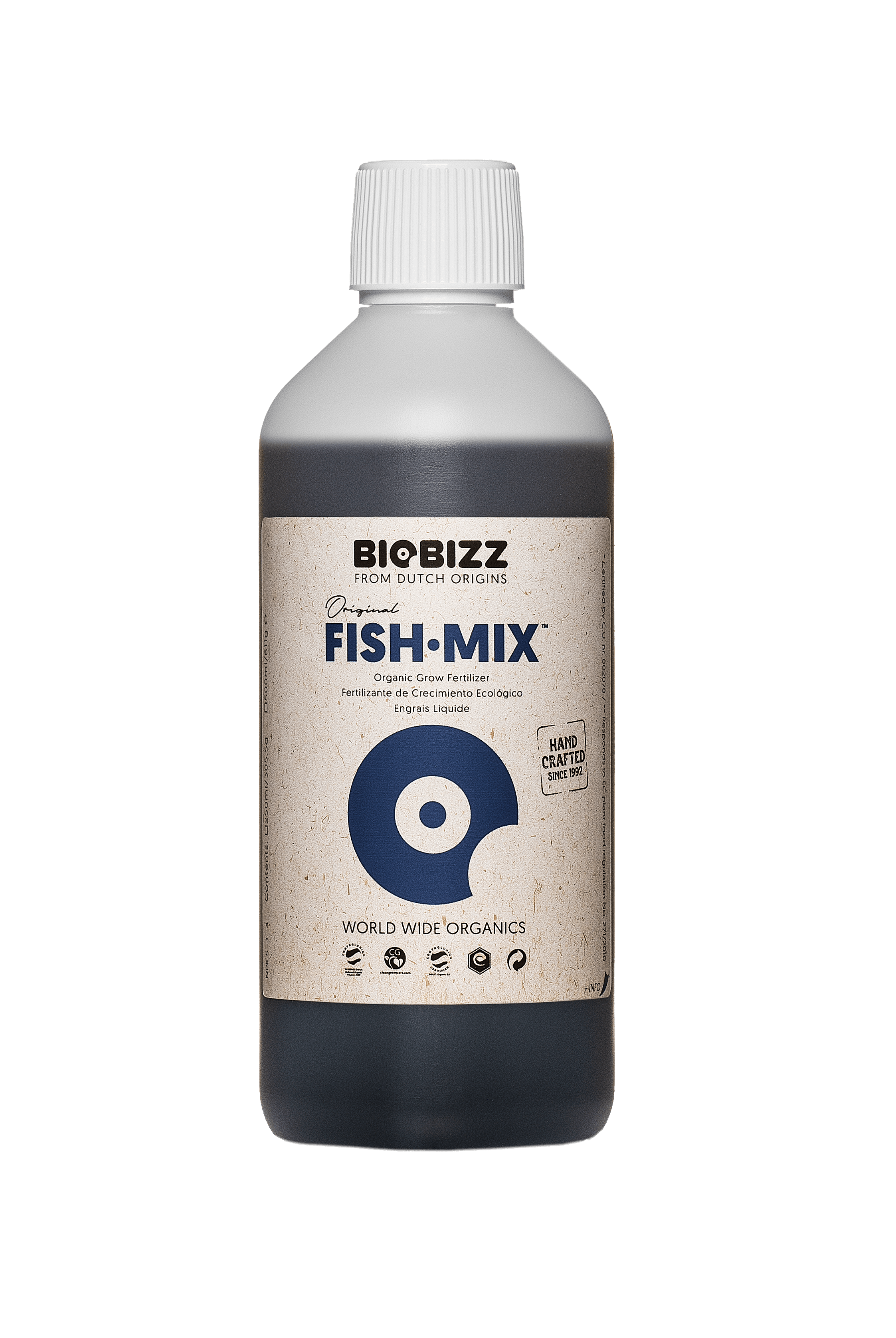 BioBizz Fish-Mix – Organischer Flüssigdünger auf Fischbasis zur Förderung des Pflanzenwachstums und der Bodenmikrobiologie