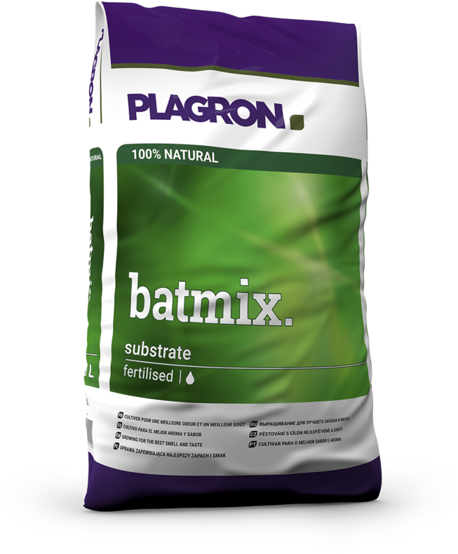 Plagron Batmix – Hochwertiges, stark vorgedüngtes Substrat mit Fledermaus-Guano für kräftige Pflanzen und reiche Blütenbildung