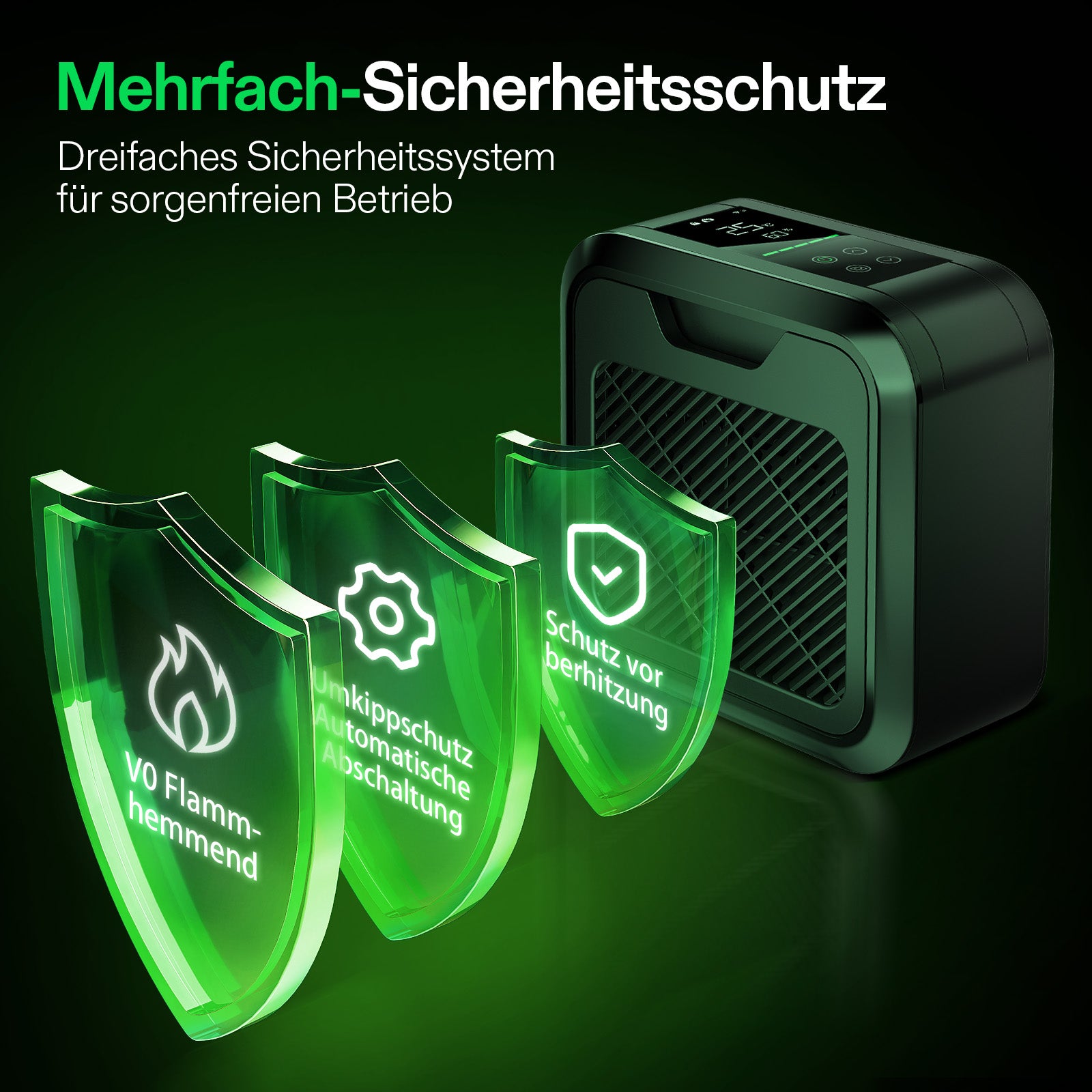 VIVOSUN AeroFlux Smart Growzelt-Heizung – 700 W PTC-Heizung mit VPD-Steuerung
