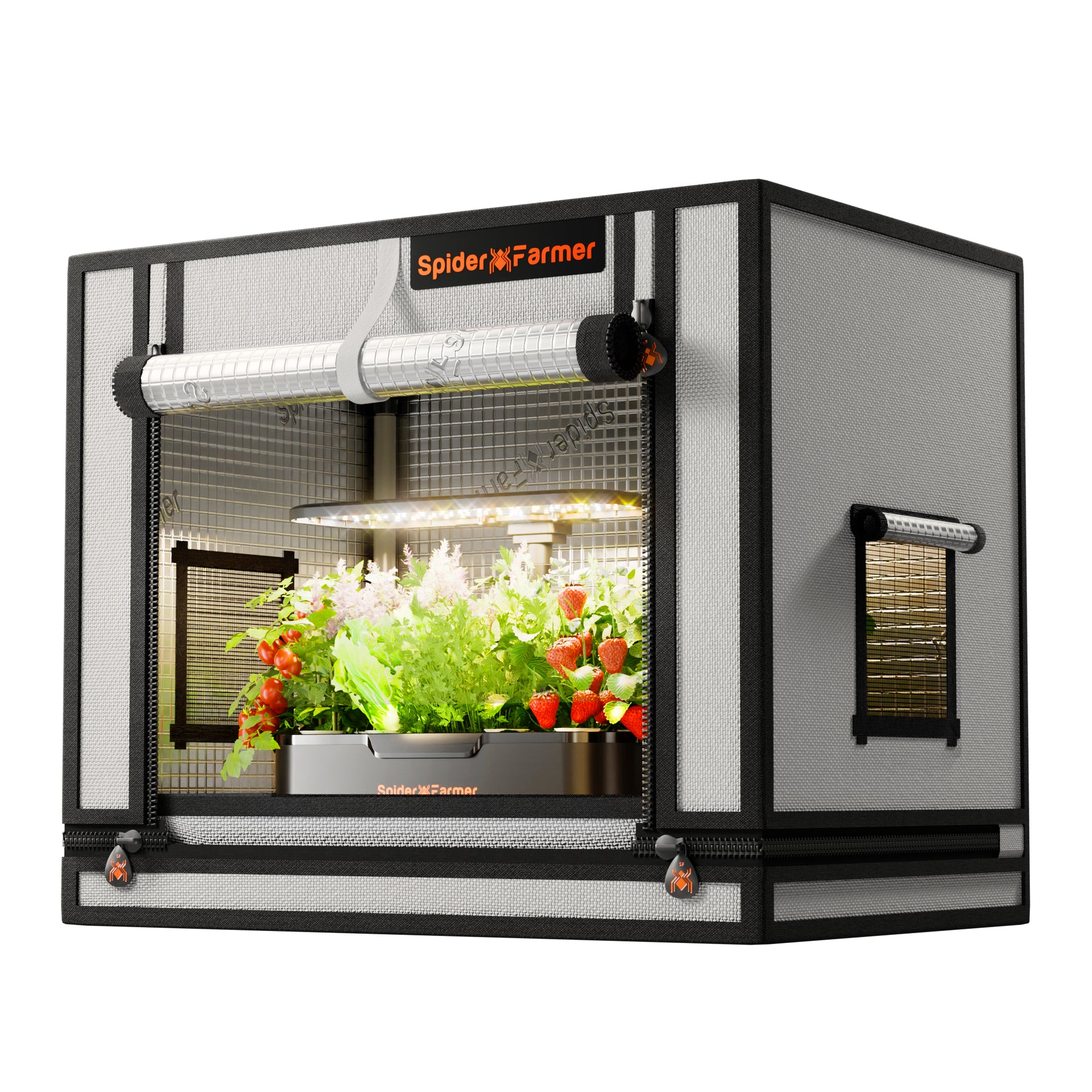mutterpflanzen zelt Spider Farmer Mini Growzelt 60×40×50 cm – 2000D für Anzucht & Seeds –  WonderGrow Hamburg