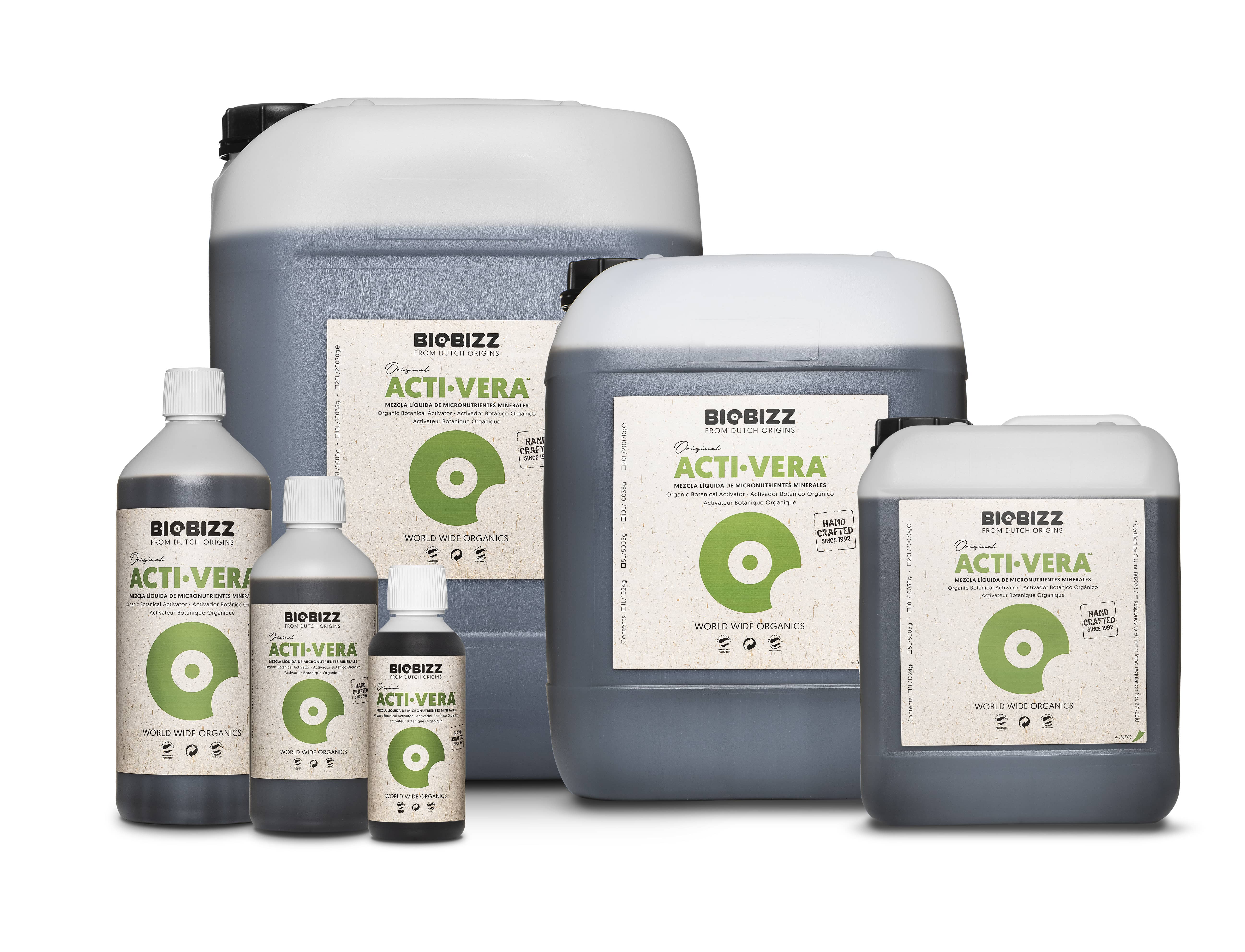 BioBizz Acti-Vera – Organischer Pflanzenbooster mit Aloe Vera für ein gestärktes Immunsystem und bessere Nährstoffaufnahme