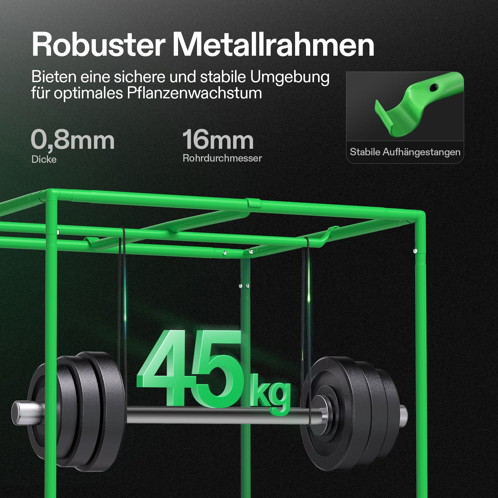 VIVOSUN 3×3 Mylar Grow Tent – Robustes 90×90×180 cm Indoor-Growzelt mit reflektierender Mylar-Innenbeschichtung