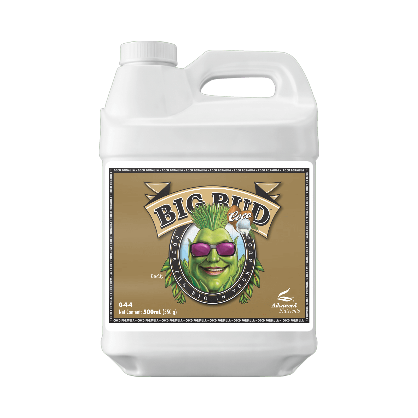 Advanced Nutrients Big Bud Coco – Spezieller Blüte-Booster für Pflanzen in Kokossubstraten, optimiert für maximale Ertragssteigerung