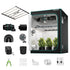 Mars Hydro FC-E6500 730W Growbox Komplettset 150x150x200 cm mit Bridgelux Full-Spectrum Multi-Bar LED, OSRAM Rotlicht, 6 Zoll Abluftsystem, Aktivkohlefilter und Grow-Zubehör