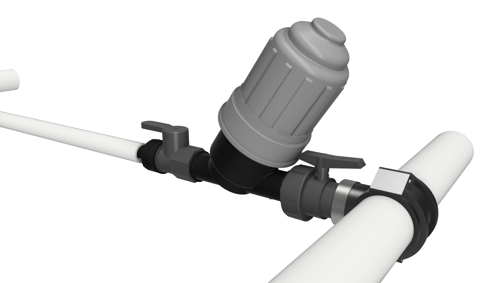 Growrilla Hydroponics RDWC PRO System mit 4 Töpfen, recirculating Deep Water Culture Setup mit Pumpe und Belüftung für effizienten Pflanzenanbau