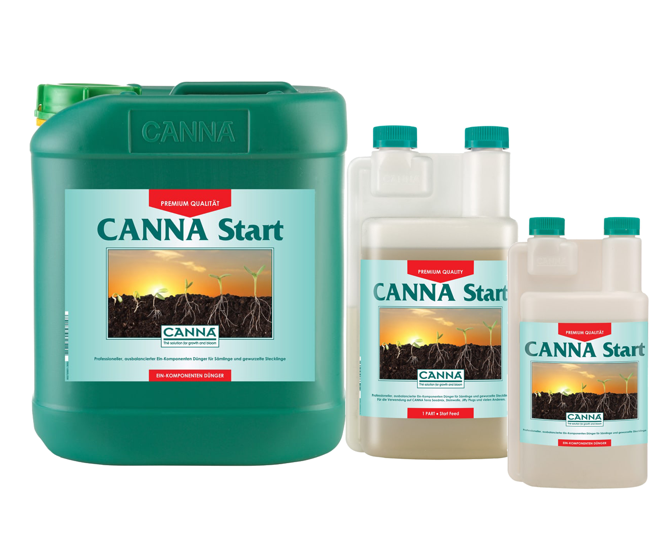 CANNA Start – Speziell entwickelter Starter-Dünger für eine optimale Nährstoffversorgung von Sämlingen und Stecklingen während der frühen Wachstumsphase