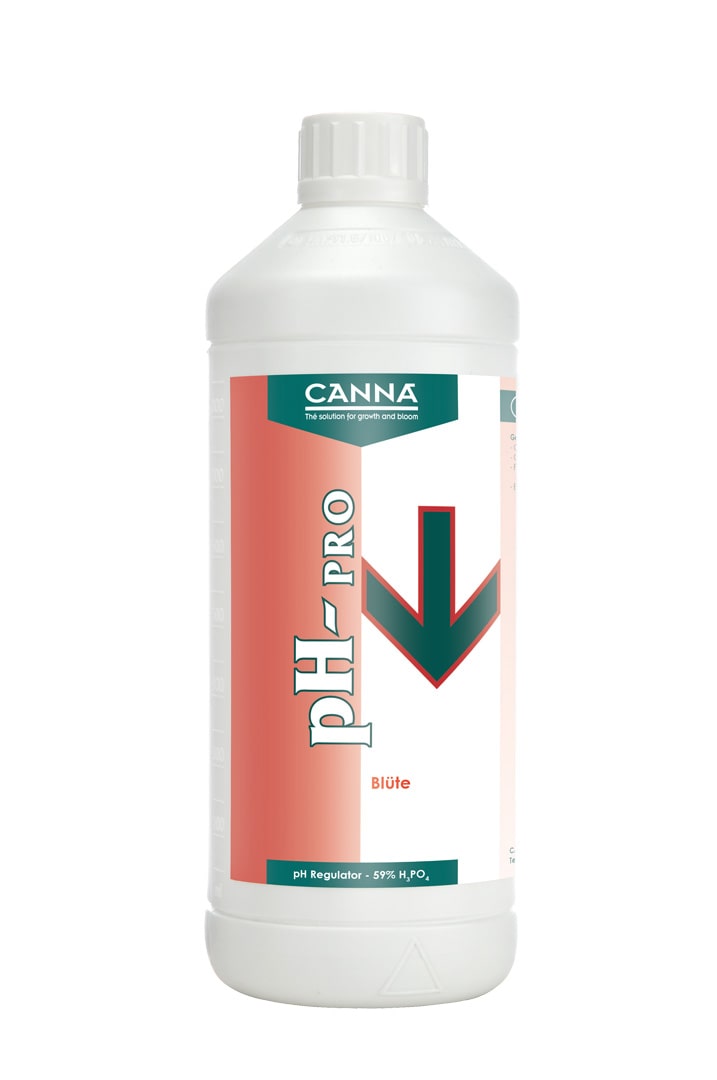 CANNA pH- Pro Blüte – Spezieller pH-Regulator zur Senkung des pH-Werts während der Blütephase für eine optimale Nährstoffaufnahme