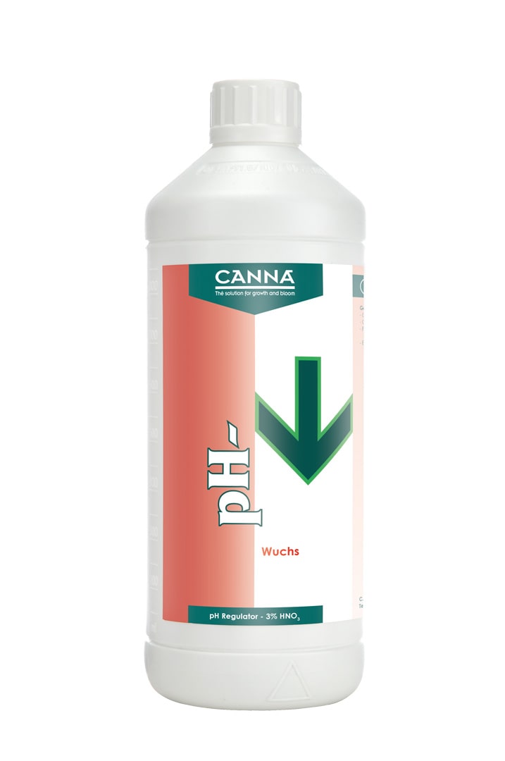 CANNA pH- Grow – Speziell entwickelter pH-Regulator zur Senkung des pH-Werts während der Wachstumsphase