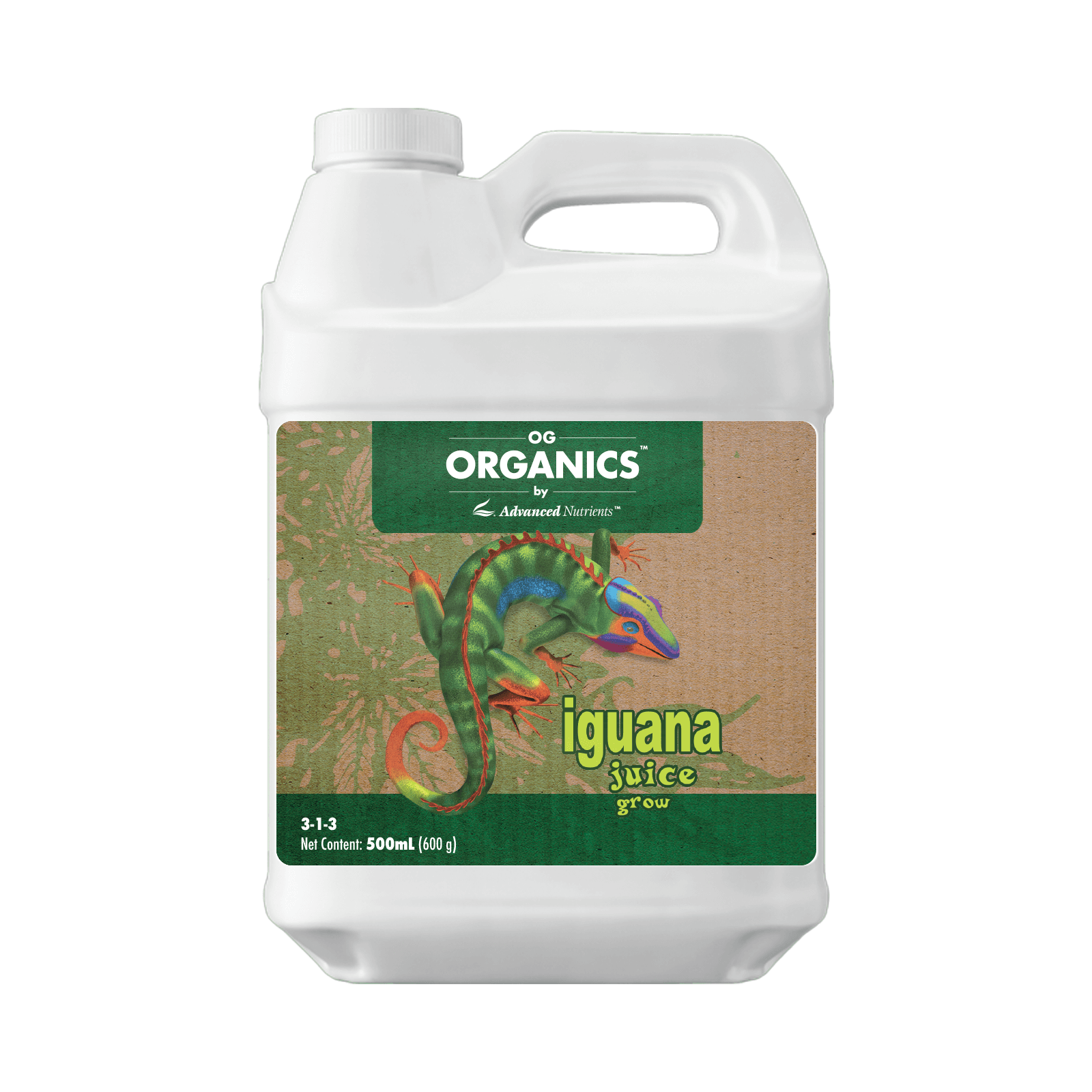 Advanced Nutrients OG Organics Iguana Juice Grow – Organischer Wachstumsdünger für kräftiges Pflanzenwachstum und gesunde Wurzeln