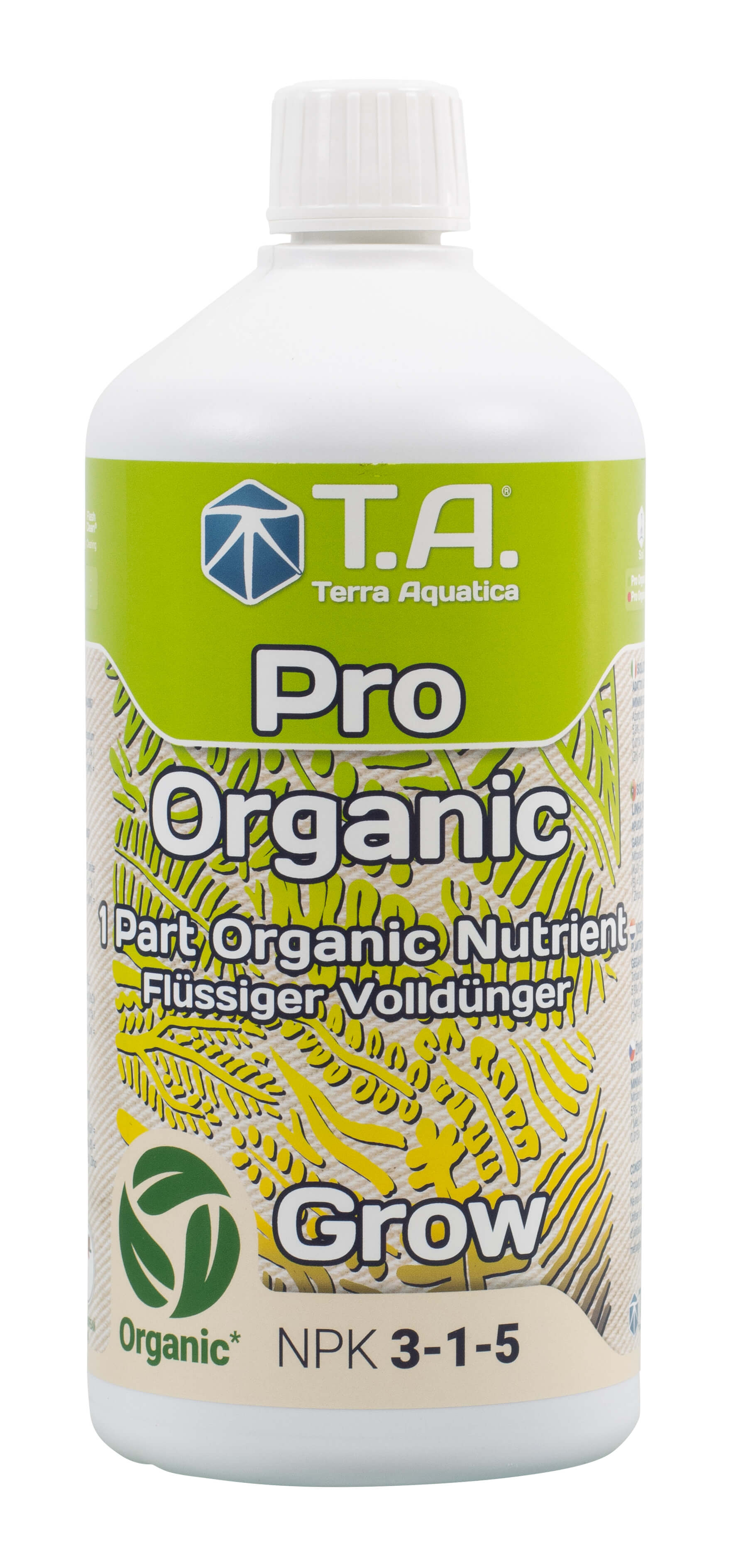 Terra Aquatica Pro Organic Grow – 100% organischer Wachstumsdünger für kräftiges Pflanzenwachstum und gesunde Wurzel