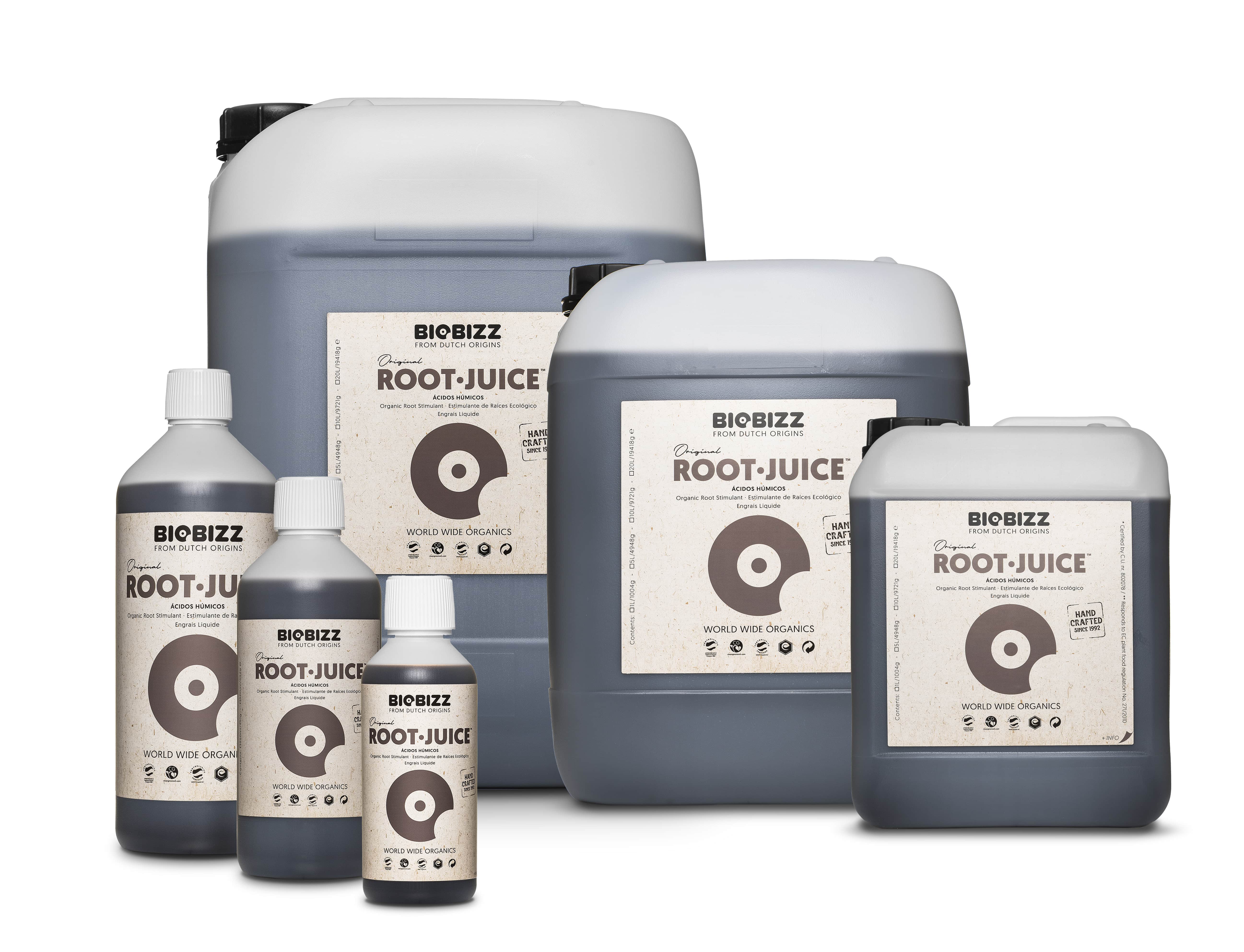 BioBizz Root-Juice – Organischer Wurzel-Booster für eine gesunde Wurzelentwicklung und stärkeren Pflanzenwuchs