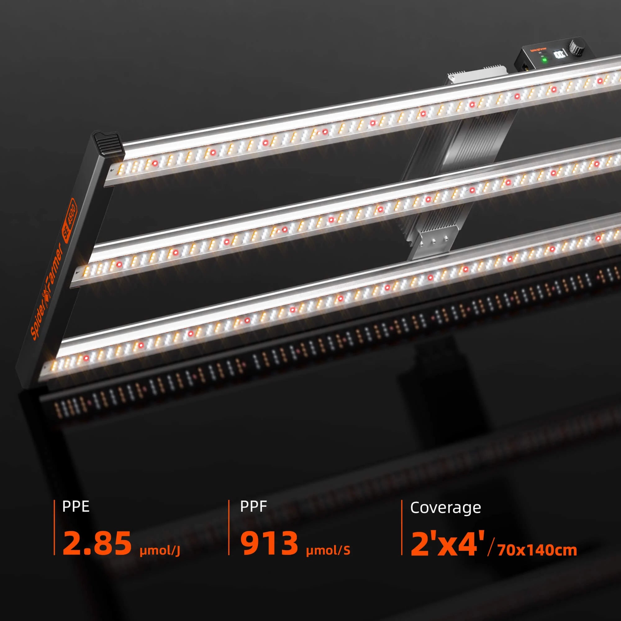 Spider Farmer SE4500 320W LED Growlampe mit App-Steuerung