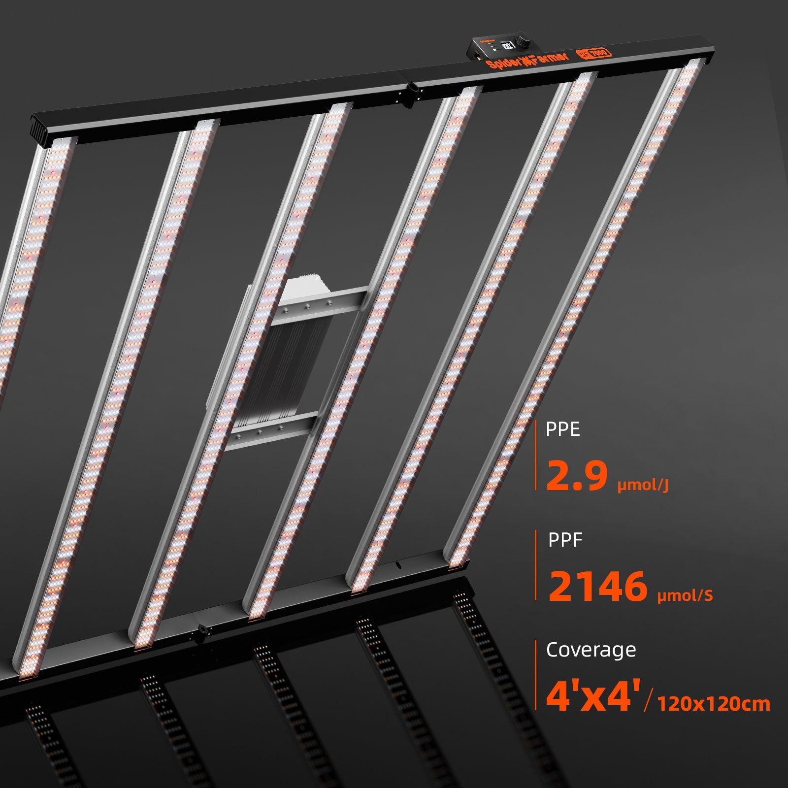 Spider Farmer Grow Tent Kit 150×150×200 cm mit SE7000 730W LED & 6″ Inline Ventilationssystem mit GGS Controller