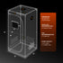 Growbox-Komplettset 70x70x160 cm mit SF1000 EVO LED, Clip-Ventilator 15 cm und Abluftsystem 10 cm