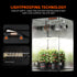 Growbox-Komplettset 70x70x160 cm mit SF1000 EVO LED, Clip-Ventilator 15 cm und Abluftsystem 10 cm