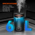 Spider Farmer 6L Ultraschall-Luftbefeuchter mit Feuchtigkeits- & Temperatursensor für Indoor-Growzelte