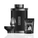 Refill-Aktivkohlefilter 100 mm mit Trichter und Schaufel