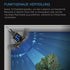 AC Infinity CLOUDRAY S6 Growzelt-Clip-Ventilator 150 mm mit EC-Motor und automatischer Oszillation für optimale Luftzirkulation im Indoor-Grow