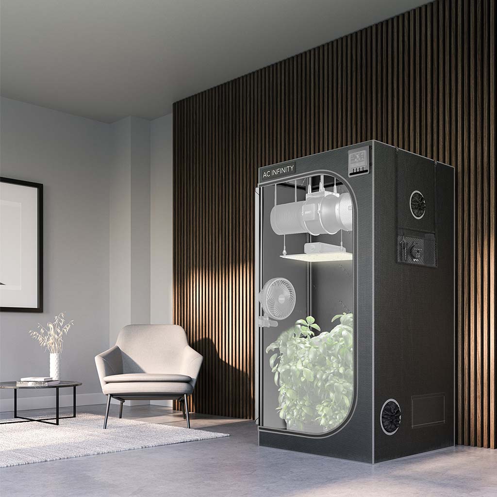 CLOUDLAB 422 Growzelt 60×60×120 cm mit 2000D Mylar und stabilem Stahlrahmen für Indoor-Grows