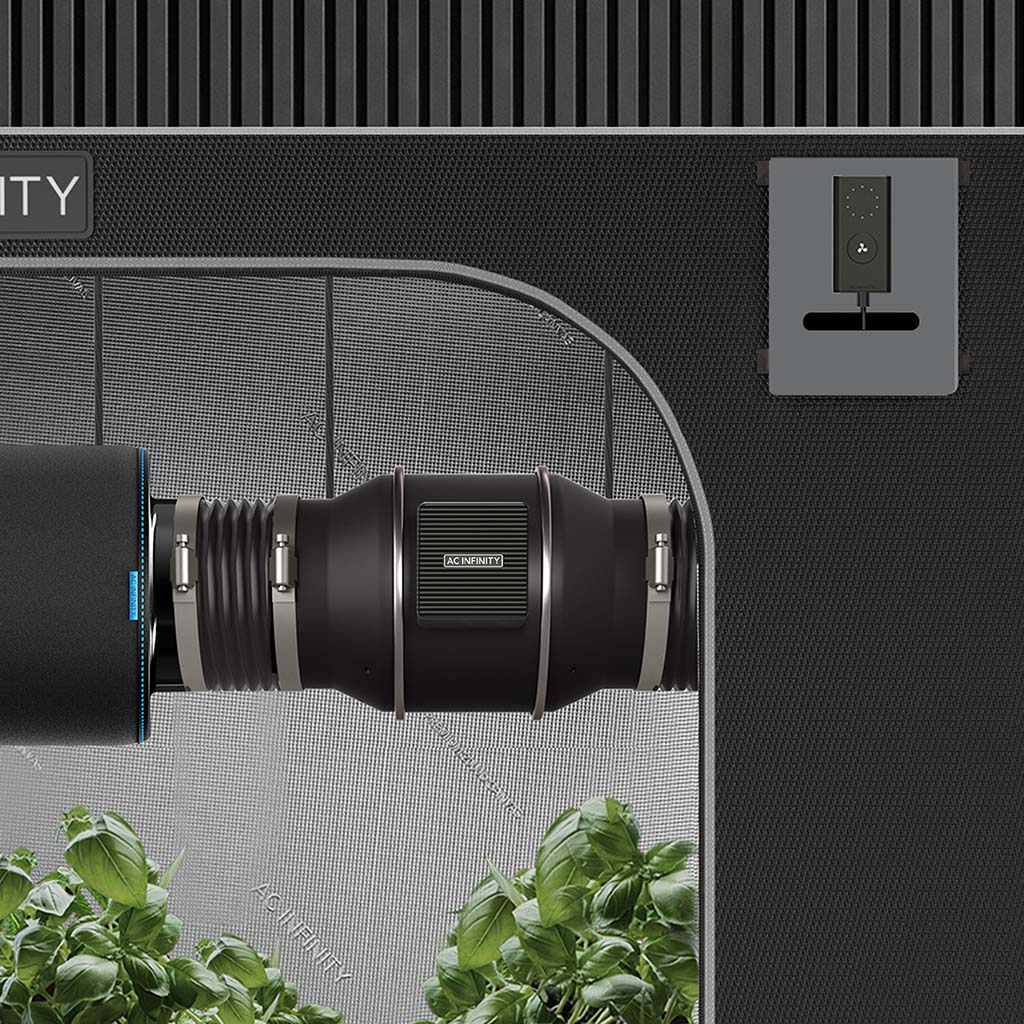 AC Infinity CLOUDLINE PRO S10 – 250 mm Inline-EC-Lüfter mit Drehzahlregler für große Growzelte, klimatisierte Räume und technische Belüftungssysteme