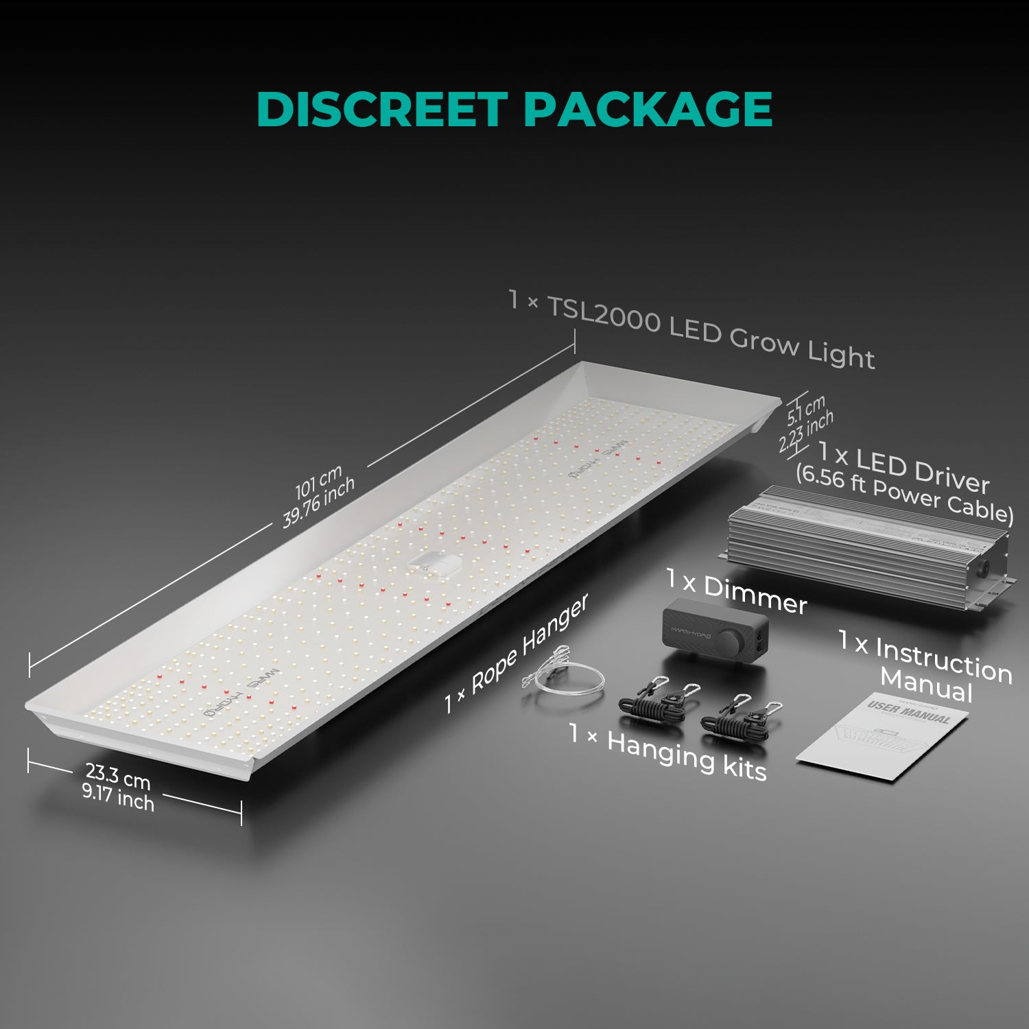 Mars Hydro TSL2000 300W Vollspektrum LED Grow Light