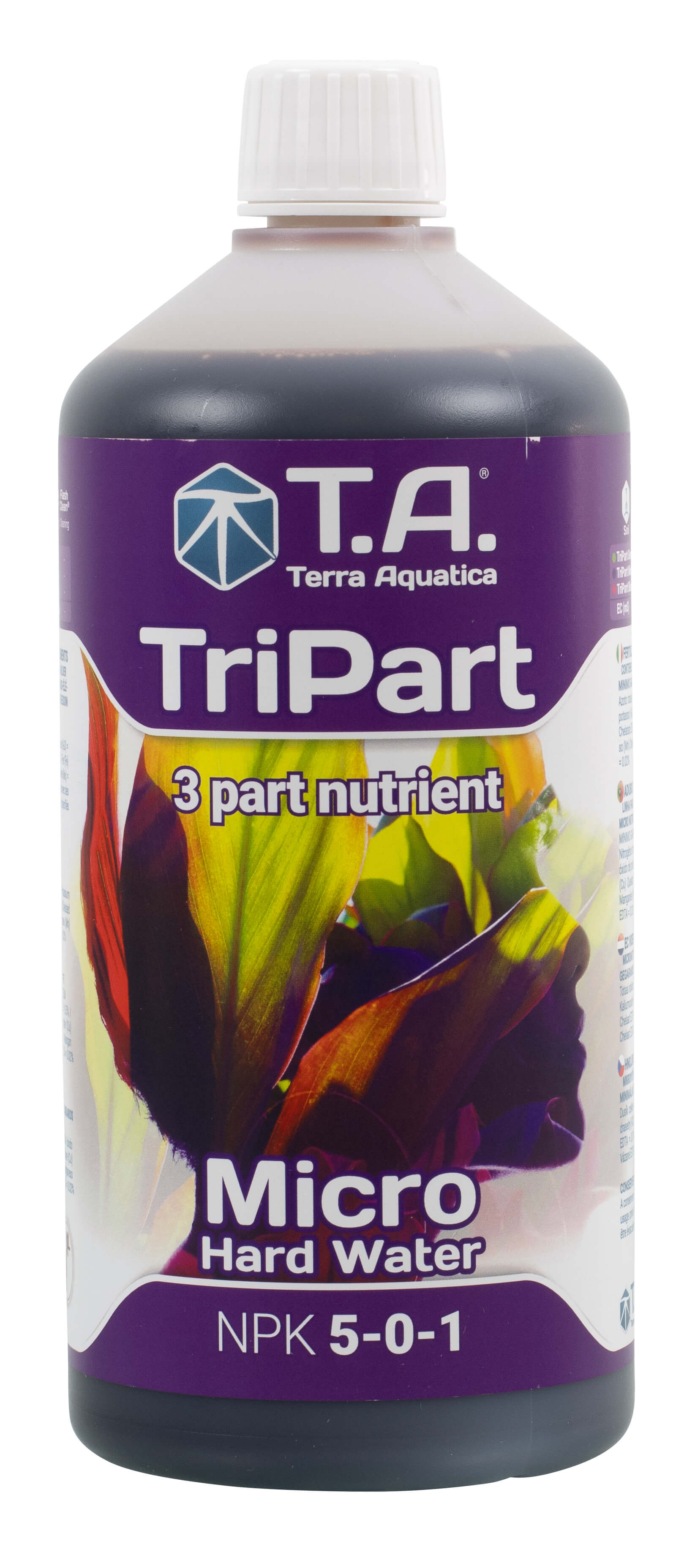 Terra Aquatica TriPart Micro (Hartes Wasser) – Mikronährstoff-Basisdünger speziell für hartes Wasser entwickelt