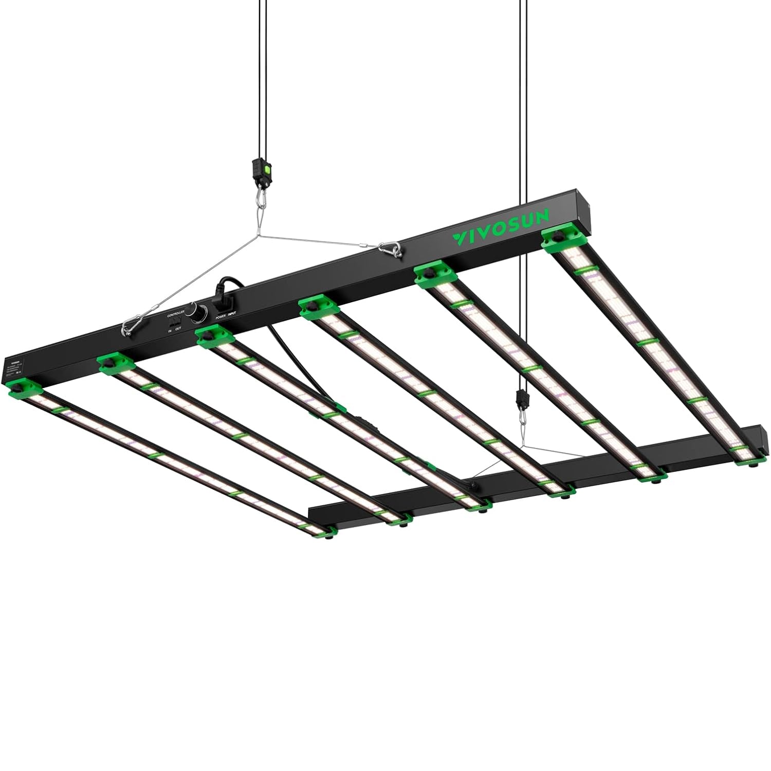 VIVOSUN VSFD6500 – 650 W Vollspektrum LED-Pflanzenlampe für Growzelte
