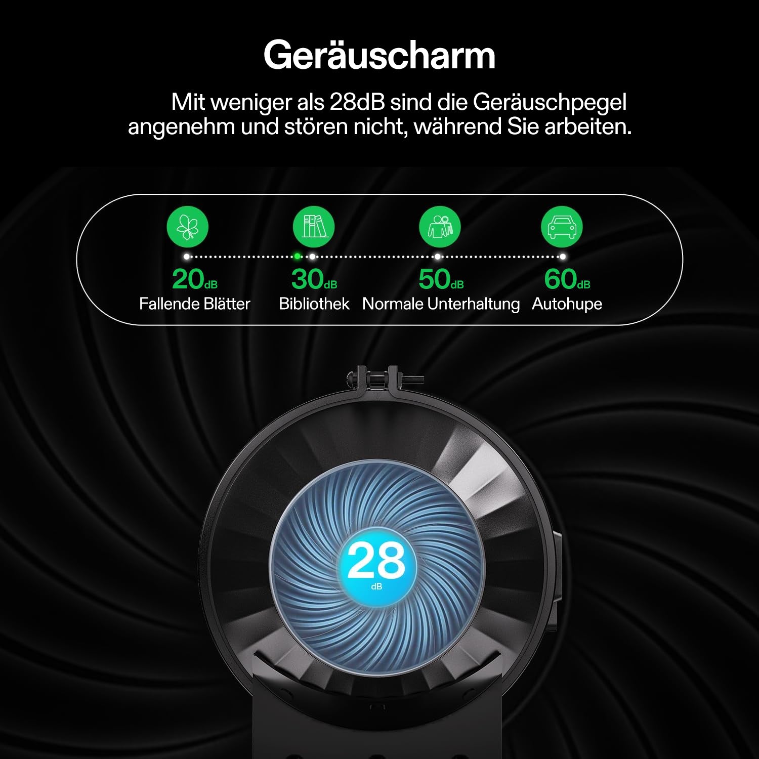 VIVOSUN Smartes Abluftset 10 cm – AeroZesh T4 EC-Rohrventilator mit E12-Geschwindigkeitsregler, Aktivkohlefilter und Lüftungsschlauch
