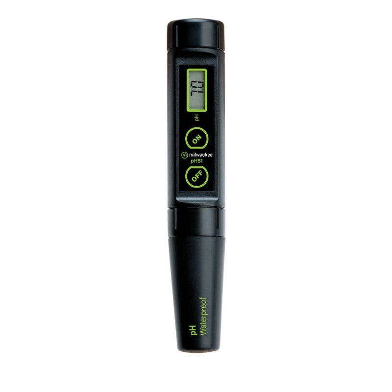 Milwaukee pH51 wasserdichtes pH Messgerät mit Elektrode