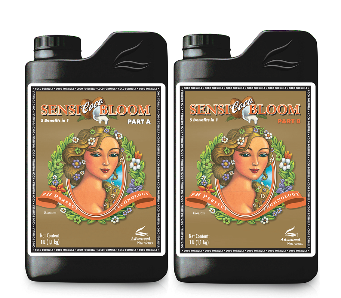 Advanced Nutrients Sensi Coco Bloom A & B – Hochwertiger Blütendünger für optimale Blütenentwicklung in Kokossubstraten