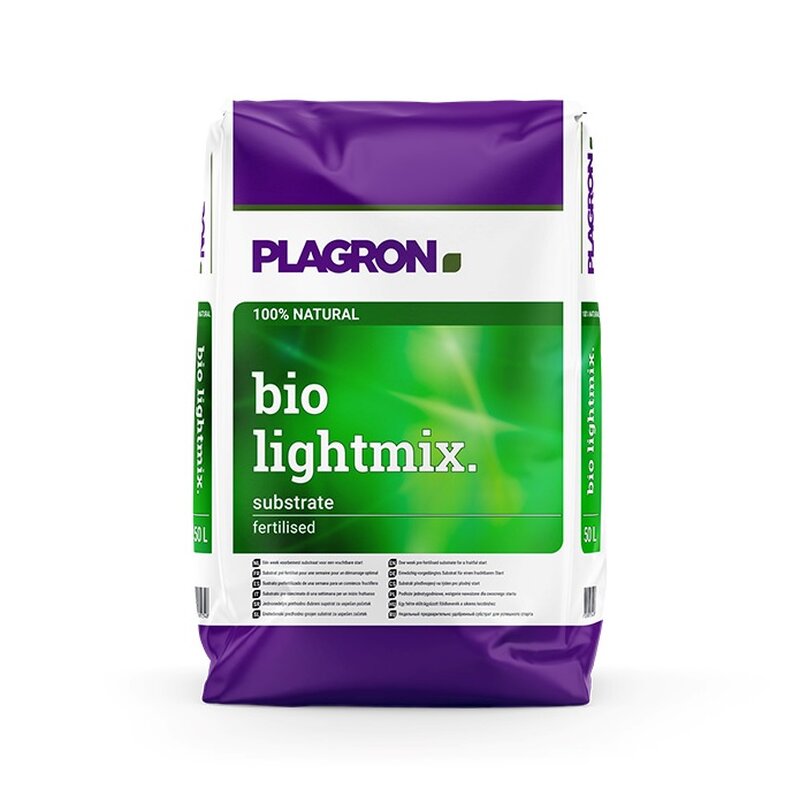 Plagron Bio-Lightmix 50 Liter Erde für Pflanzen