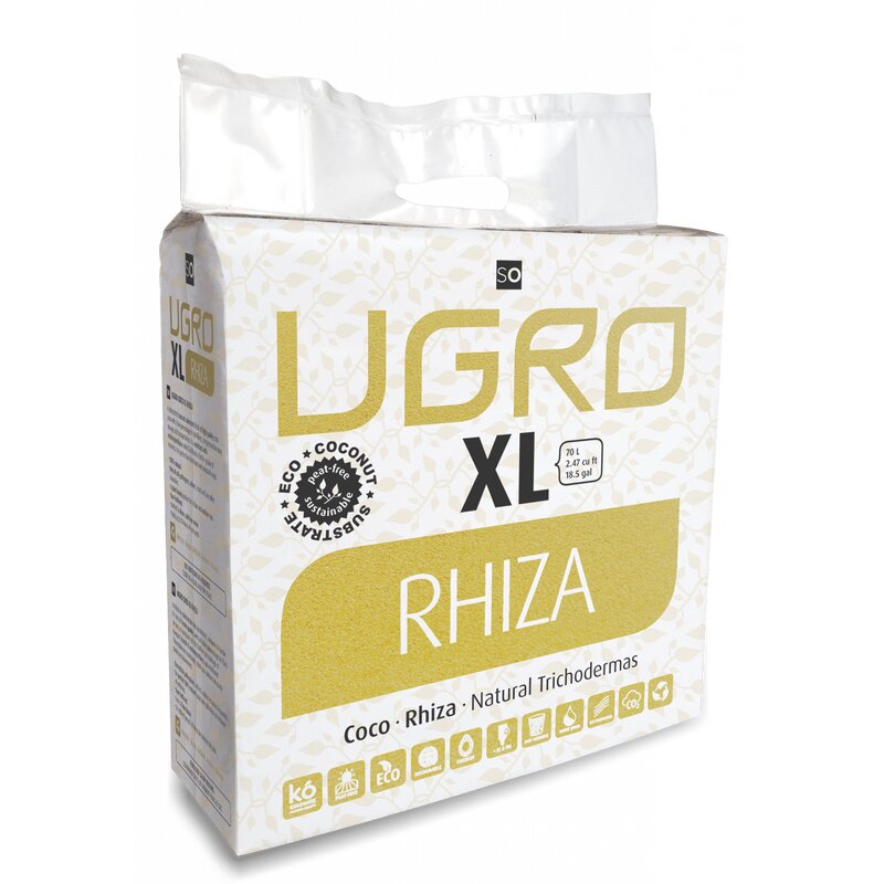 UGro Coco Brick Rhiza Kokossubstrat mit Mykorrhiza